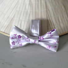 Load image into Gallery viewer, The Purple Plum Blossoms Dog Bowtie