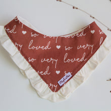 Load image into Gallery viewer, The 'So Very Loved' Dog Bandana with Ruffle