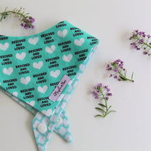 Load image into Gallery viewer, The 'Rescued & Loved' Dog Bandana