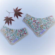 Load image into Gallery viewer, 'Wildflower' Dog Bandana with Trim