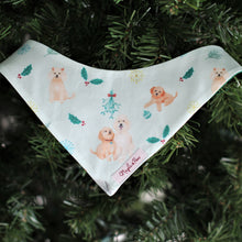 Load image into Gallery viewer, 'A Doodle Holiday' Dog Bandana