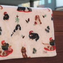 Load image into Gallery viewer, The 'A Cavalier King Charles Spaniel Holiday' Blanket