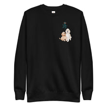 Load image into Gallery viewer, Unisex Premium Sweatshirt - Mini Golden Doodle with Double Doodle Mix