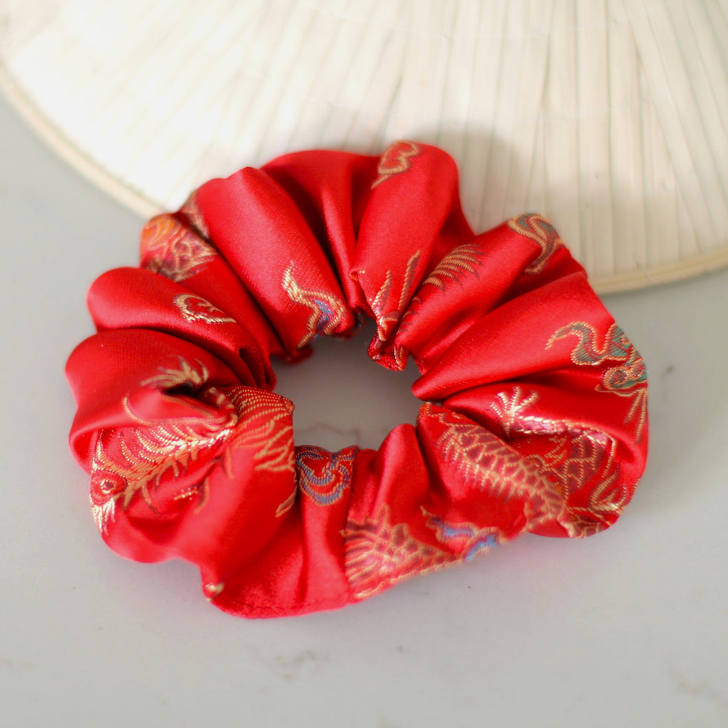 The Red Dragon Scrunchie