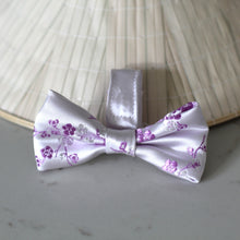 Load image into Gallery viewer, The Purple Plum Blossoms Dog Bowtie
