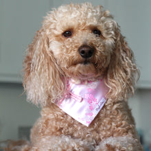 Load image into Gallery viewer, The Pink Royal Chrysanthemums Dog Bandana
