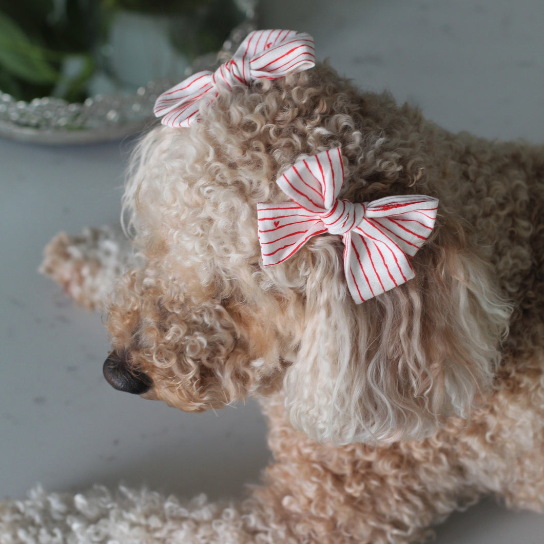 The 'Love Notes' Dog Hair Bow