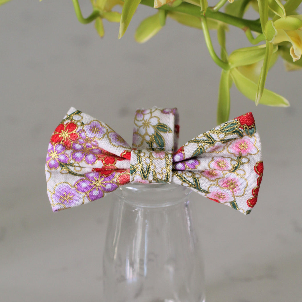The 'Happiness in Bloom' Dog Bowtie