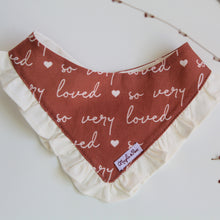 Load image into Gallery viewer, The &#39;So Very Loved&#39; Dog Bandana with Ruffle
