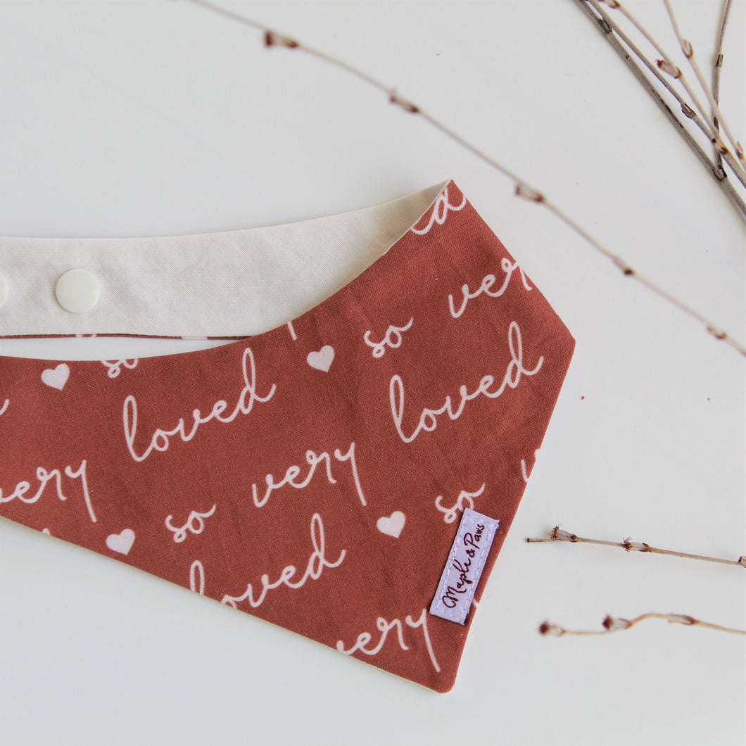 The 'So Very Loved' Dog Bandana