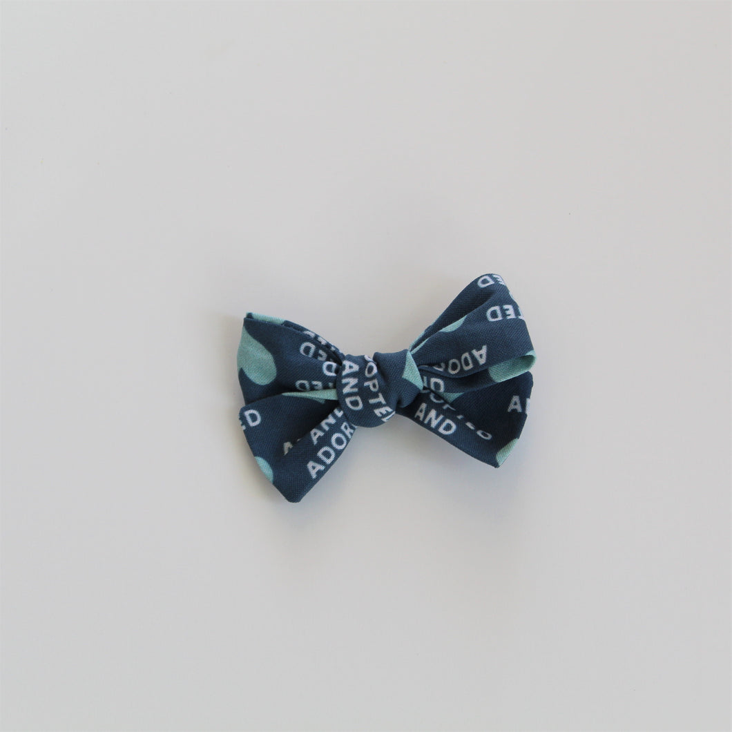 The 'Adopted & Adored' Dog Hair Bow