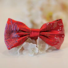 Load image into Gallery viewer, The Royal Chrysanthemums Dog Bowtie
