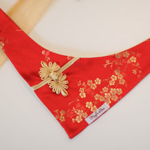 Load image into Gallery viewer, The Plum Blossoms Dog Bandana
