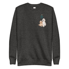 Load image into Gallery viewer, Unisex Premium Sweatshirt - Mini Golden Doodle with Double Doodle Mix
