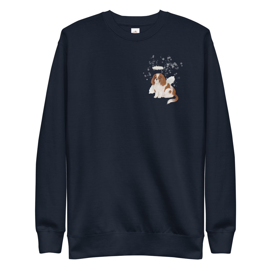 Unisex Premium Sweatshirt - Blenheim Cavalier King Charles Spaniel