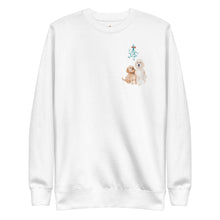 Load image into Gallery viewer, Unisex Premium Sweatshirt - Mini Golden Doodle with Double Doodle Mix
